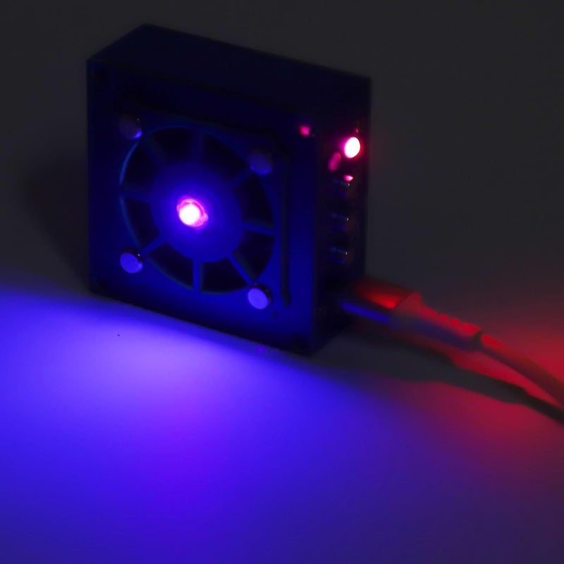 Fockety Fume Extractor, 3 Speeds Battery Powered Smoke Extractor Fan Curing Cooling Smoke Exhaust Solder Smoke Absorber Remover for DIY Working, Soldering - Image 3